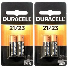 4 Pack Duracell A23 12 Volt Battery MN21 MN23 23AE 21/23 GP23 23A 23GA Mar-2023