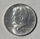 1964 Kennedy Half Dollar 90% Silver Used Circulated Condition US Coin