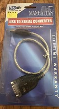 New Manhattan USB to Serial Converter Cable 205146