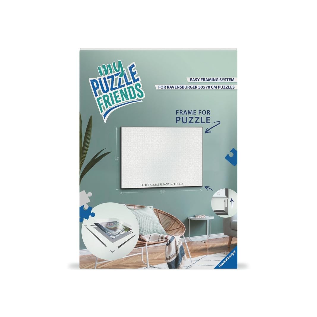 Cadre puzzle 17901 noir mat premium de format 70,4x50,4 cm