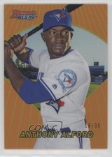 2016 Bowman's Best 1996 Orange Refractor 18/35 Anthony Alford #96BB-AA 1p5