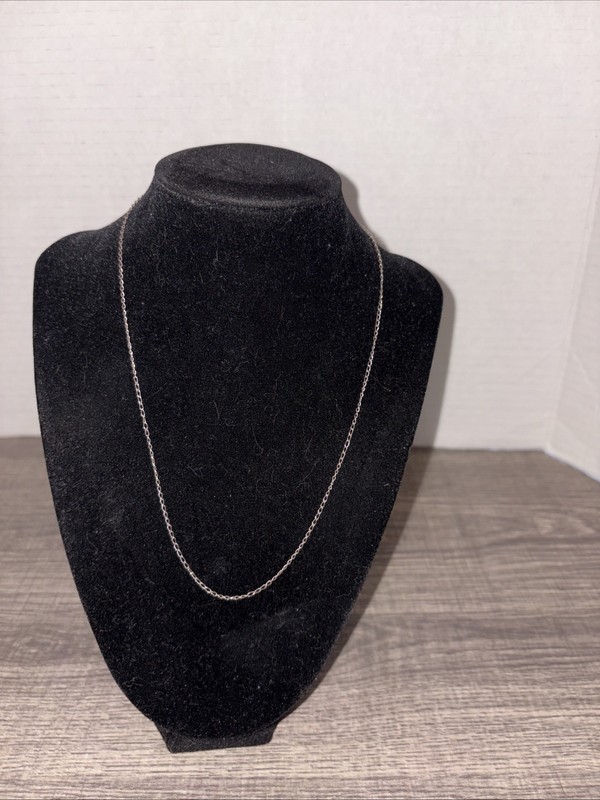 18" Pretty 925 STERLING SILVER chain for Necklace pendant charm