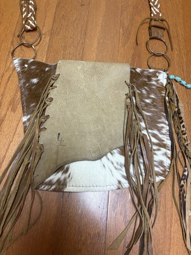 Cowhide Hand Made Cross Body Purse