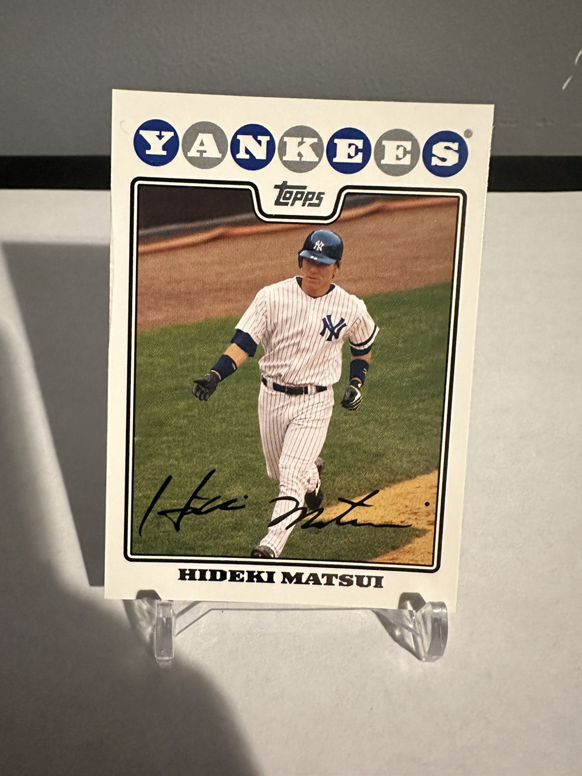 Hideki Matsui 2008 Topps #445 New York Yankees