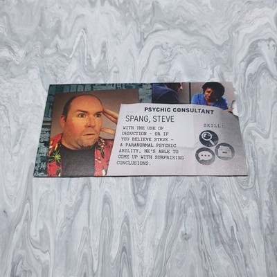 Detective LA Crimes Steve Spang Promo Card 2020 Secret Cabal Kickstarter NEW