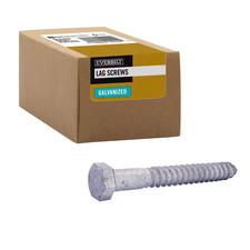 1/2 In. X 3 In. Hex Galvanized Lag Screw 25-Pack 