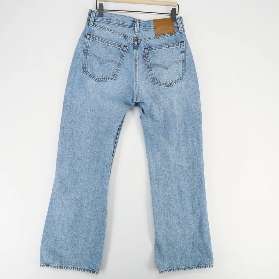 Мужские джинсы Levi's 567 32x32 синие расслабленные расклешенные джинсовая ткань хлопок вестерн - Изображение 3 из 4