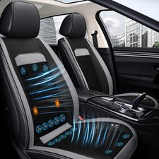 Front Seat Cooling Seat Cover, 16 Fans 12V Ventilated Cooling Seat Cover with