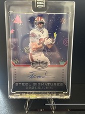 2023 PANINI PLATES AND PATCHES STEEL #SS-GK GEORGE KITTLE AUTO  SIGNATURES /15