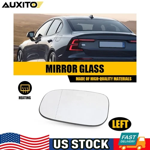 For Volvo C70 2008-2013 2.5L 5 Cyl Turbo Left Side Heated Mirror Glass OEM