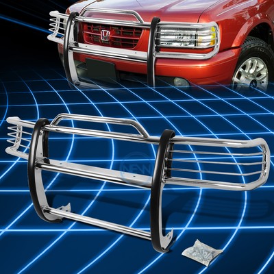 For 98-04 Amigo Rodeo/Passport Chrome Bumper Grill Protector Grille Brush Guard