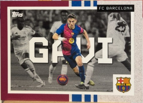 2021-22 Topps Barcelona Team Set Rookie RC GAVI 06/40 Aqua | eBay