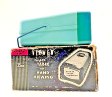 Vintage Sta-Vue 35mm Film Viewer w/Original Box  Table  Hand Viewing Untested 