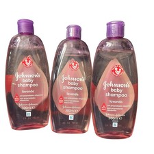 3X Johnson's Original Baby Shampoo No More Tears Calming Lavender 10 fl oz, NOS