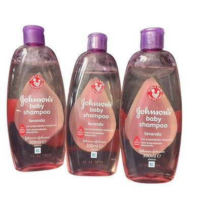 3X Johnson's Original Baby Shampoo No More Tears Calming Lavender 10 fl oz, NOS