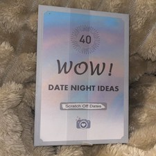 NEW Date Night Ideas Scratch Off Cards 40 Total Exciting Adventures Gift Couples