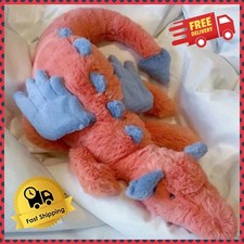 Jellycat Persimmon Dragon Ice Sculptor Plush Toy 19.7 Inch new with orange color
