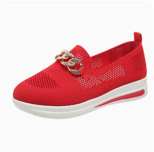 Womens Flat Loafers Trainers Pumps Slip On Casual Ladies Comfort Shoes