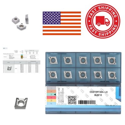 Aluminum Cutting Tools CCGT 32.51 Inserts 10PCS for Efficient Performance