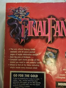Final Fantasy (NES) Nintendo Power Player's Strategy Guide Volume #17 1990 RARE