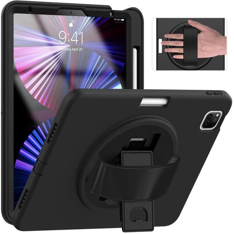 for iPad Case 10.2 iPad 10.9 Pro 11 Air 9.7 Heavy Duty Kids Kickstand Flip Cover - Image 4 of 4