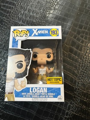 Funko Pop! Marvel X-Men Logan #193 Hot Topic Exclusive Vinyl Figure (BOX#1) NRFB