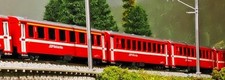 KATO N gauge Alps red passenger car EWI additional set 4 cars 10-1414 Railway