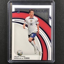 2022-23 Immaculate Luca De La Torre Rookie Base Sapphire 17/25