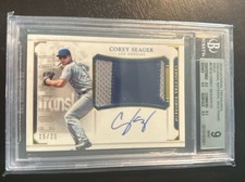 2016 National Treasures Colossal Material Dogs Prime Gold Corey Seaver 15/25 Aut