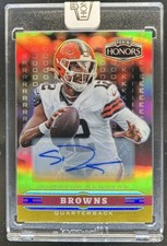 2025 Panini Honors Shedeur Sanders Rookies Gold RC Auto #/3