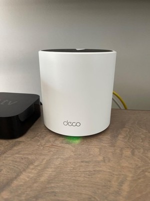 TP-Link Deco X15 AX1500 WiFi6 Mesh Router 2100sqft 2xGig Backhaul 1pk