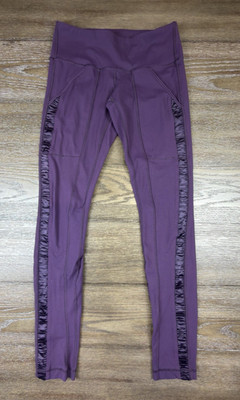 Lululemon Practice Daily Pant Deep Zinfandel Full-On Luon Size 6 W5D36S