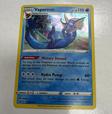 Pokemon TCG Vaporeon SWSH072 Promo on eBay