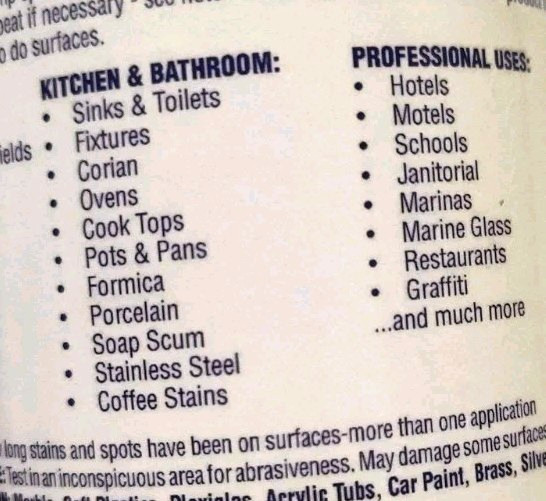 Bring It On Cleaner Hard Water Stain Remover 16 0z Soap Scum Calcium Lime Scale