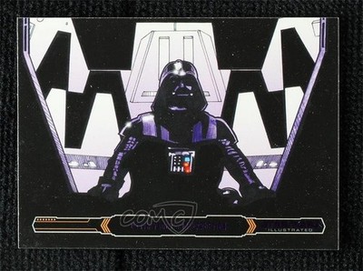 2015 Star Wars Illustrated: The Empire Strikes Back Purple Darth Vader #48 0oi3