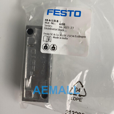 1pcs New Festo FR-4-1/8-B 6701 Distributor Block FR-4-1/8-B 6701