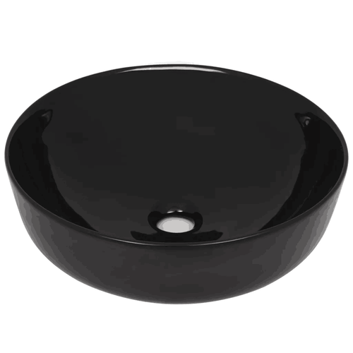 Modern Bathroom Ceramic Sink Basin Washing Bowl with Overflow Hole Round Toilet - Picture 8 of 95