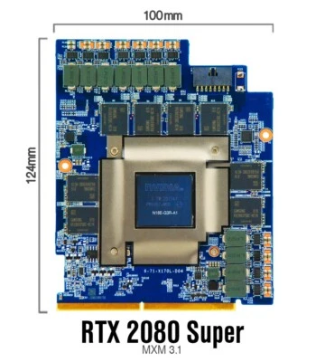 Clevo X170SM NVIDIA RTX 2080 Super N18E-G3R; 8GB DDR6; MXM3.1; GPU Upgrade Kit - image 1 of 3