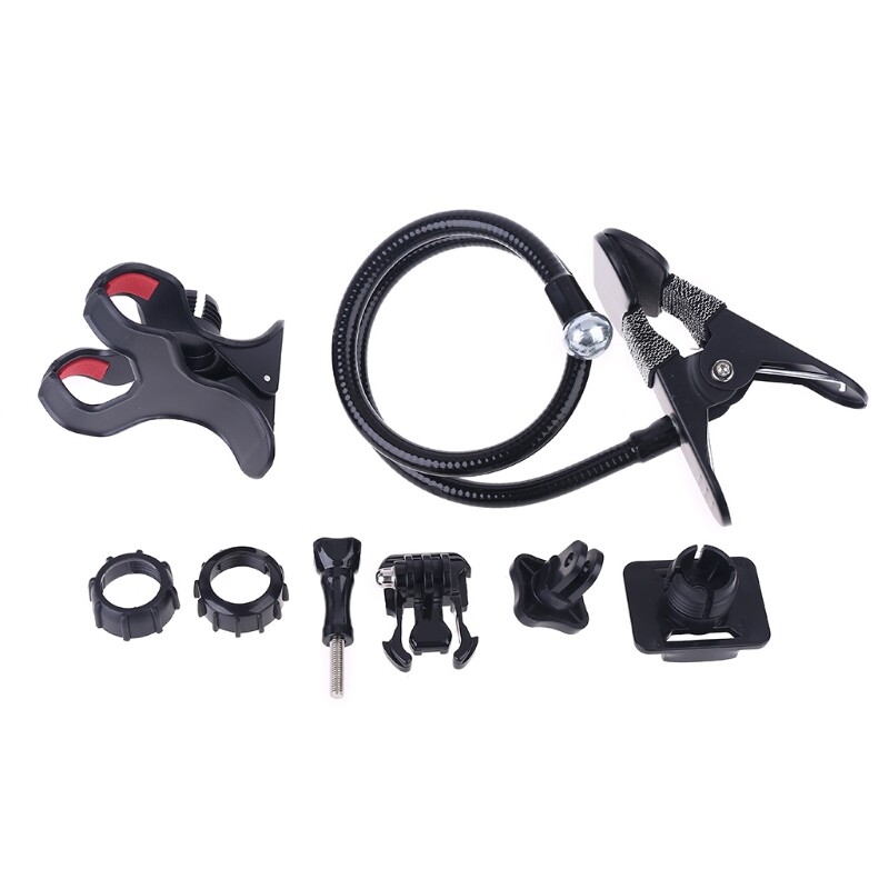 Webcam Stand Enhanced Desk Jaw Clamp with Flexible Gooseneck Stand for-image