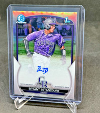 2023 Bowman Chrome BRYANT BETANCOURT 1st RC Refractor AUTO 360/499 Rockies