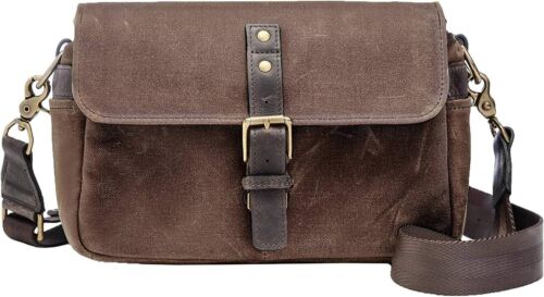 ONA The Bowery Camera Messenger Bag in Oak Wax Canvas (ONA5-014OAK) - Picture 1 of 4