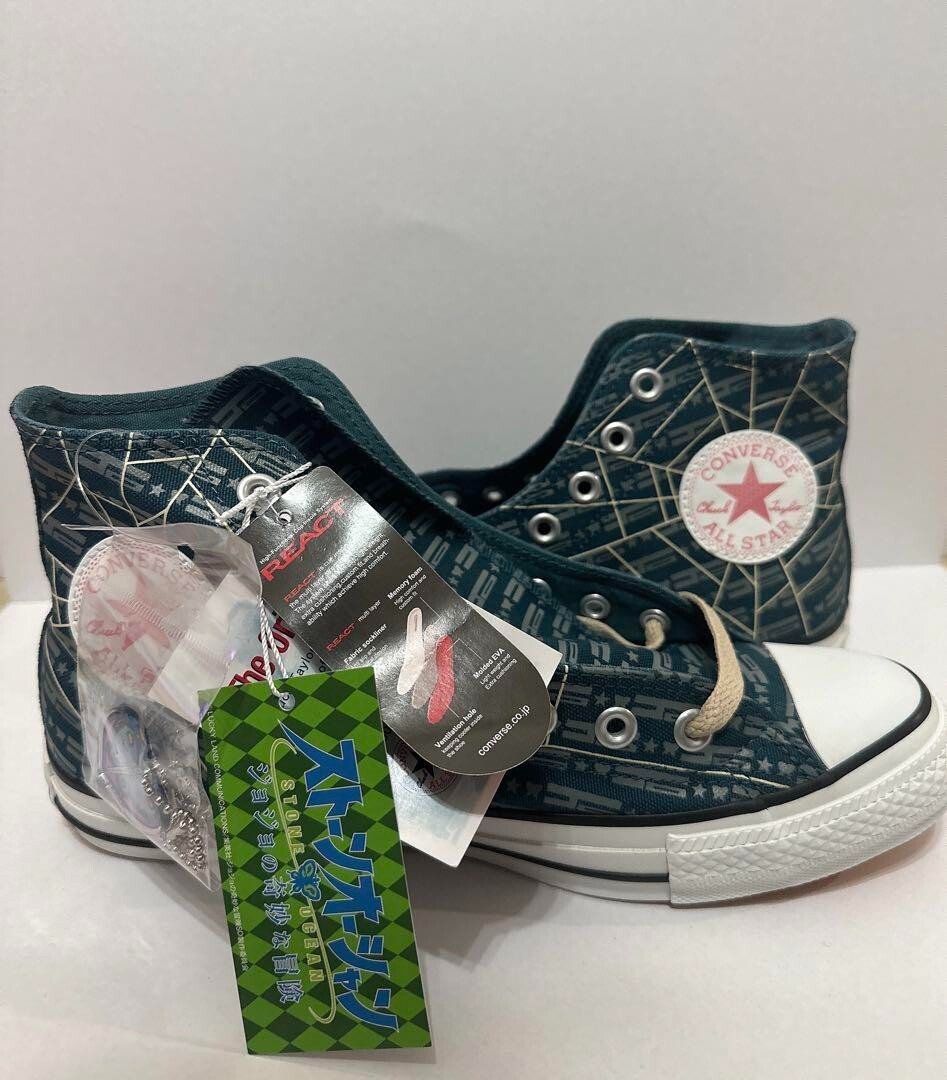 Converse x JoJo ALL STAR HI JOLYNE CUJOH Stone Ocean sneakers US7