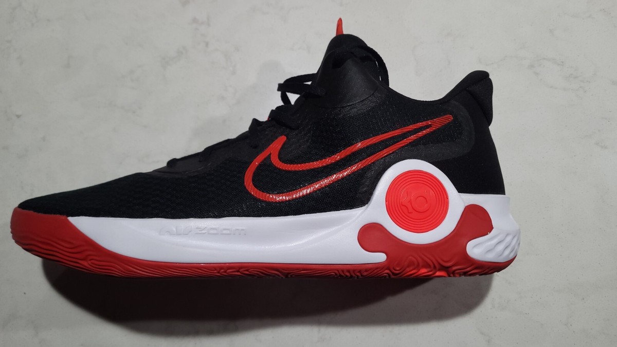 Nike KD Trey 5 IX Basketball Shoes Black/Red/White CW3400 001 Men\'s Size 18 NEW Nike KD TREY 5 IX  main image 3