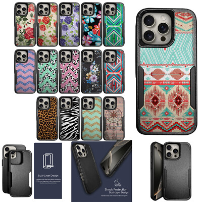 For [iPhone 16 PRO MAX][HYBRID ARMOR][Dual Two Piece Case] Slim Shell