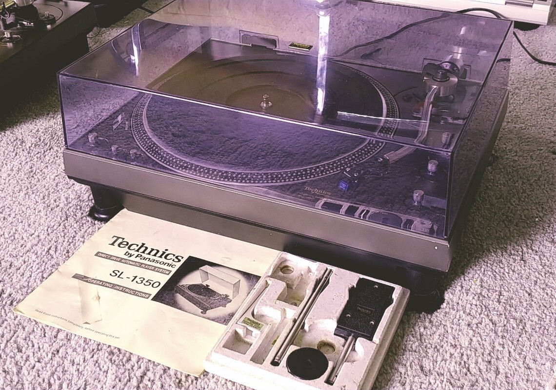 Technics SL1350 DD Fully Automatic Multiplay Turntable Serviced W