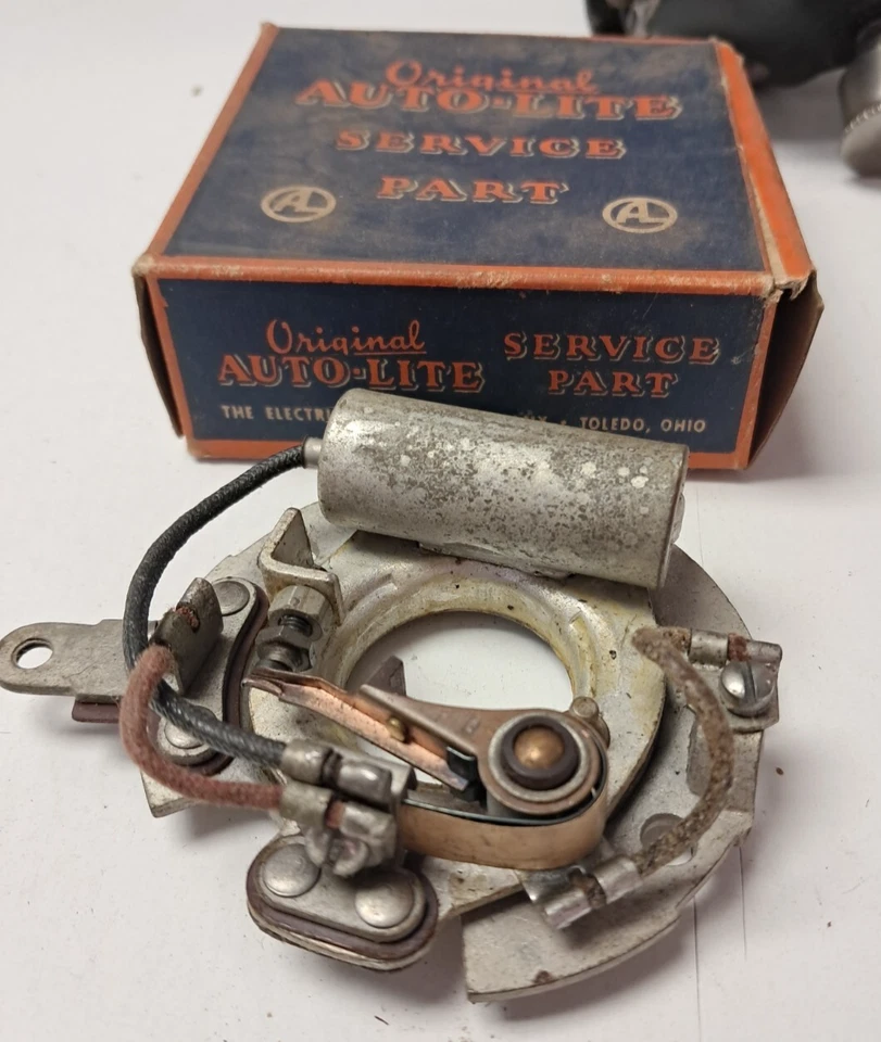 Camión Dodge Plymouth 1937-39 DeSoto Chrysler Auto-lite conjunto distribuidor 608 Foto 4 de 4