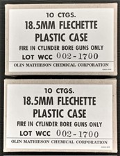 WESTERN CARTRIDGE  VIETNAM ERA  FLECHETTE ROUNDS NEW REPLICA 10 ROUND AMMO BOXES