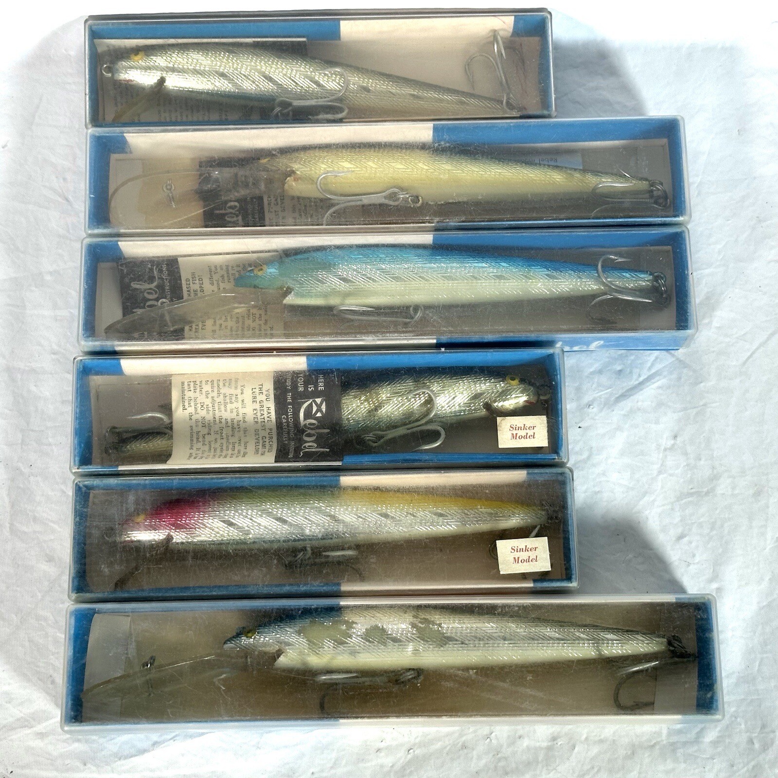 Rebel Lures Vintage Fishing Lure striped Bass Saltwater Freshwater Read Disc! eBay