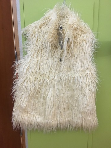 ZARA KIDS SMANICATO PELLICCIA TAG SIZE L | eBay