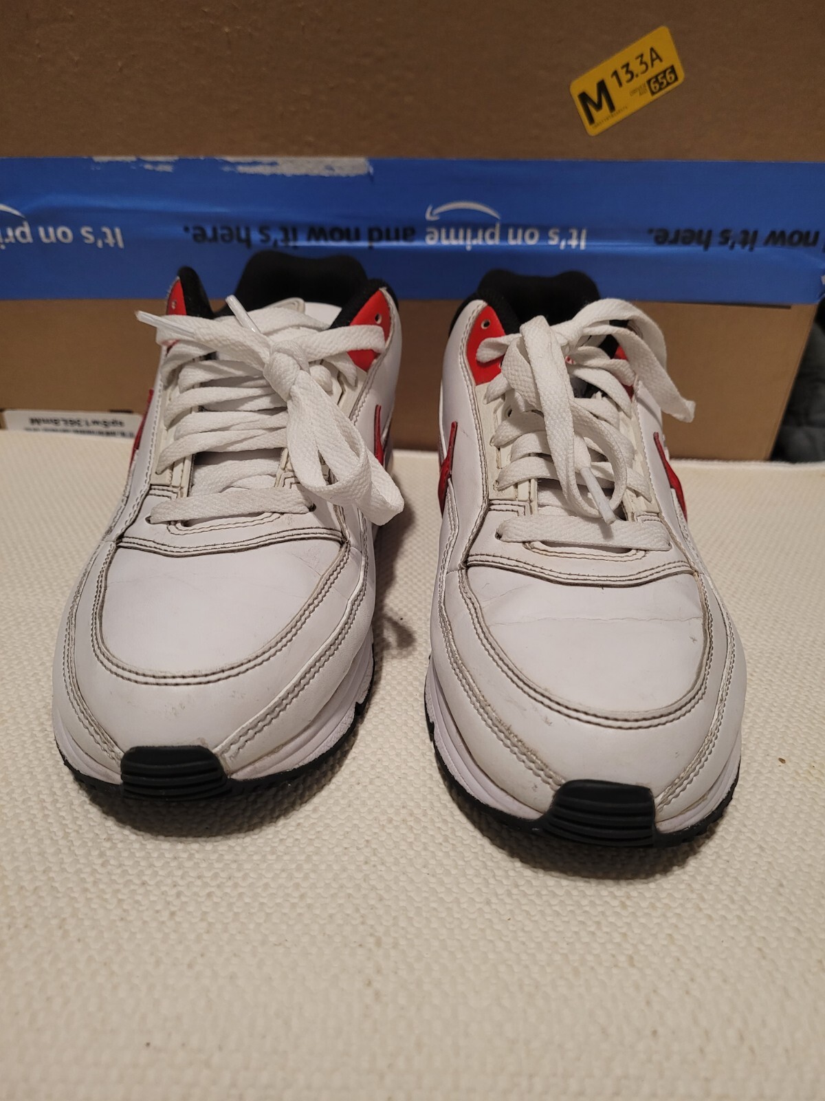 Nike Air Max LTD Shoes Men's BV1171-100 White/University Red